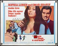6t378 MORE THAN A MIRACLE 1/2sh '67 C'era una Volta, romantic art, sexy Sophia Loren & Omar Sharif!