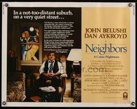 6t394 NEIGHBORS 1/2sh '81 Belushi & Aykroyd w/sexy Cathy Moriarty