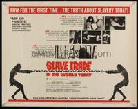 6t531 SLAVE TRADE IN THE WORLD TODAY 1/2sh '64 the smuggled motion pictures of a sheik's harem!