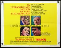 6t610 TRILOGY 1/2sh '70 Frank Berry directed, Eleanor Perry and Truman Capote written!