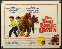6t615 TWO LITTLE BEARS 1/2sh '61 Eddie Albert, Soupy Sales, Butch Patrick, cute kids become cubs!