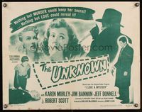 6t623 UNKNOWN 1/2sh '46 from radio's I Love a Mystery, only murder could keep Karen Morley's secret