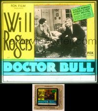 6w094 DOCTOR BULL glass slide '33 directed by John Ford, Will Rogers as a country doctor!