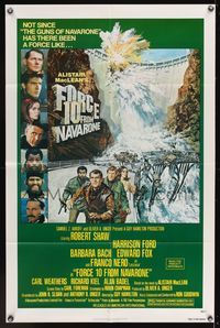 6y234 FORCE 10 FROM NAVARONE 1sh '78 Robert Shaw, Harrison Ford, Richard Kiel, Carl Weathers