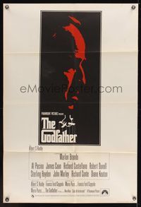6y281 GODFATHER Eng 1sh '72 Marlon Brando & Al Pacino in Francis Ford Coppola crime classic!