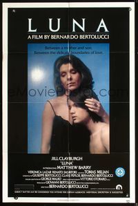 6y498 LUNA 1sh '79 Jill Clayburgh loves her son the wrong way, directed by Bernardo Bertolucci!