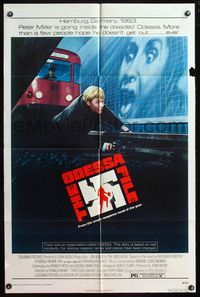 6y608 ODESSA FILE 1sh '74 Jon Voight about to be hit by subway train!