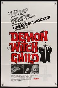 6y675 POSSESSED 1sh '75 Demon Witch Child, the greatest shocker of them all!