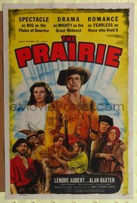 6y677 PRAIRIE 1sh '47 James Fenimore Cooper western, mighty as the great midwest!