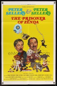 6y678 PRISONER OF ZENDA 1sh '79 Lionel Jeffries, Elke Sommer & Peter Sellers in 3 roles!