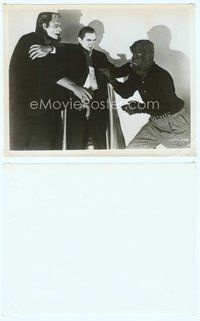 7b121 ABBOTT & COSTELLO MEET FRANKENSTEIN 8x10 still '48 best image of Wolfman, Dracula & Frankie!