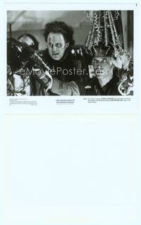 7b125 ADVENTURES OF BUCKAROO BANZAI 8x10 still '84 Peter Weller & crazy John Lithgow as Dr. Lizardo