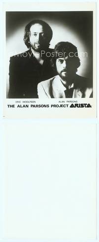 7b128 ALAN PARSONS PROJECT 8x10 publicity still '80s portrait of Alan Parsons & Eric Woolfson!