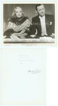 7b139 ANGEL 8x10 still '37 close up of Marlene Dietrich & Herbert Marshall at opera, Ernst Lubitsch