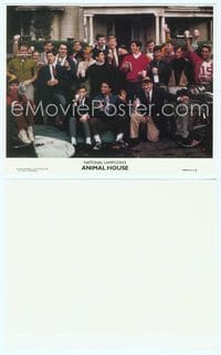 7b009 ANIMAL HOUSE 8x10 mini LC '78 Landis classic, best image of John Belushi & entire cast drunk!