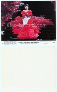 7b072 NEW YORK NEW YORK 8x10 mini LC#1 '77 Liza Minnelli performing on stage in huge dress!