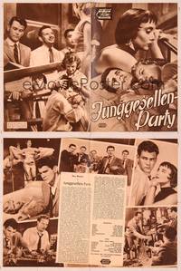 7c172 BACHELOR PARTY German program '57 Don Murray, written by Paddy Chayefsky, different!