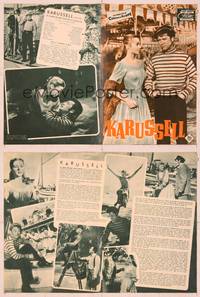7c176 CAROUSEL German program '56 Shirley Jones, Gordon MacRae, Rodgers & Hammerstein musical!