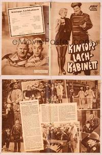 7c188 GOLDEN AGE OF COMEDY German program '58 different images of Laurel & Hardy from best movies!