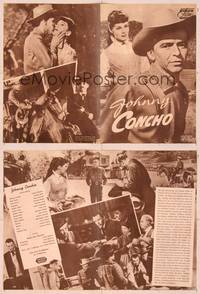 7c194 JOHNNY CONCHO German program '56 great different images of cowboy Frank Sinatra!