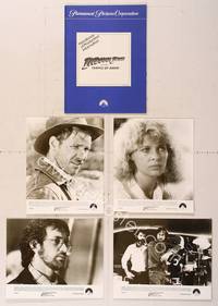 7c133 INDIANA JONES & THE TEMPLE OF DOOM presskit '84 Harrison Ford, Kate Capshaw, Steven Spielberg