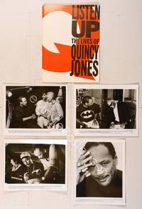 7c141 LISTEN UP: THE LIVES OF QUINCY JONES presskit '90 great images of the jazz music legend!
