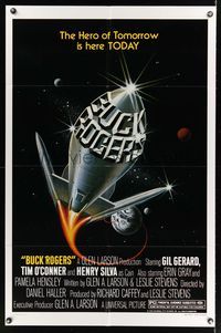 7d125 BUCK ROGERS style A 1sh '79 classic sci-fi comic strip, The Hero of Tomrorrow is here Today!