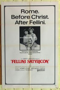 7d292 FELLINI SATYRICON int'l 1sh '70 Federico's Italian cult classic, Rome before Christ!