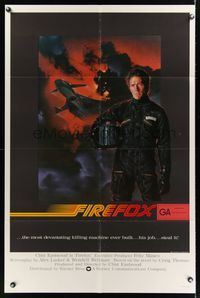 7d302 FIREFOX int'l 1sh '82 cool C.D. de Mar art of killing machine, Clint Eastwood!