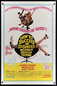 7d433 HOW TO SUCCEED IN BUSINESS WITHOUT TRYING 1sh '67 See this picture before your boss does!