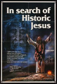 7d454 IN SEARCH OF HISTORIC JESUS 1sh '79 religious documentary, art of The Son of God!
