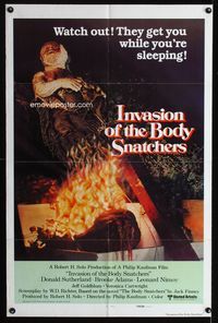 7d461 INVASION OF THE BODY SNATCHERS style A int'l 1sh '78 Philip Kaufman classic remake!