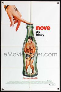 7d642 MOVE 1sh '70 best Elliott Gould in Coke bottle art, it's kinky!