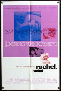 7d764 RACHEL, RACHEL 1sh '68 Joanne Woodward directed by husband Paul Newman!