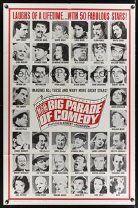 7e577 MGM'S BIG PARADE OF COMEDY special 50 style 1sh '64 Fields, Marx Bros., Abbott & Costello!