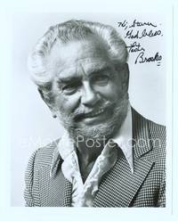 7f037 FOSTER BROOKS signed repro 8x10 '70s close up head & shoulders smiling portrait!