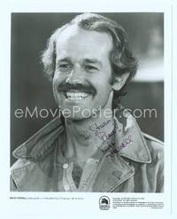 7f080 MIKE FARRELL signed repro 8x10 still '70s great smiling head & shoulders portrait from MASH!