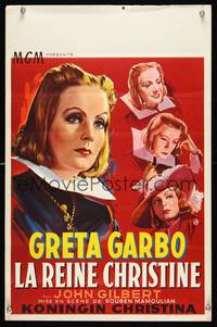 7g311 QUEEN CHRISTINA Belgian R50s great completely different art of glamorous Greta Garbo!