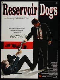 7g280 RESERVOIR DOGS French 16x21 '92 Tarantino, best image of Harvey Keitel & Steve Buscemi!
