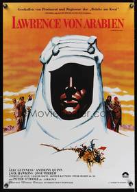 7g183 LAWRENCE OF ARABIA German R70s David Lean classic starring Peter O'Toole, best image!