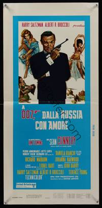 7g475 FROM RUSSIA WITH LOVE Italian locandina R70s Sean Connery is Ian Fleming's James Bond 007!