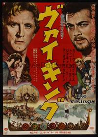 7g420 VIKINGS Japanese '58 different images of Kirk Douglas, Tony Curtis & sexy Janet Leigh!
