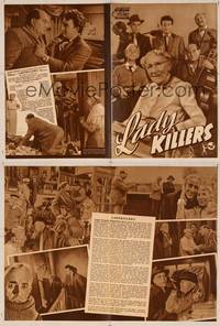 7j143 LADYKILLERS German program '55 different images of Alec Guinness & Katie Johnson!