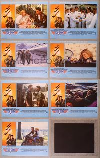 7m310 TOP GUN 7 English LCs '86 great images of Tom Cruise & Kelly McGillis, Navy fighter jets!