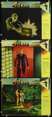 7m786 4D MAN 3 LCs '59 Master of Terror, Robert Lansing walks through walls!