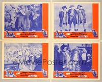 7m601 ABBOTT & COSTELLO MEET CAPTAIN KIDD 4 LCs R60 pirates Bud & Lou with Charles Laughton!