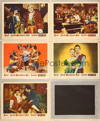 7m475 ABBOTT & COSTELLO MEET CAPTAIN KIDD 5 LCs '53 pirates Bud & Lou with Charles Laughton!