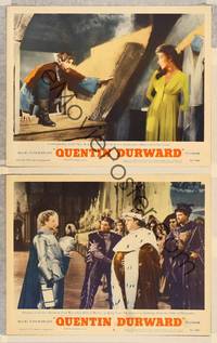 7m823 ADVENTURES OF QUENTIN DURWARD 2 LCs '55 Robert Morley, pretty Kay Kendall!