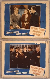 7m825 ANGELS WITH DIRTY FACES 2 LCs R48 James Cagney, Pat O'Brien & Dead End Kids classic!