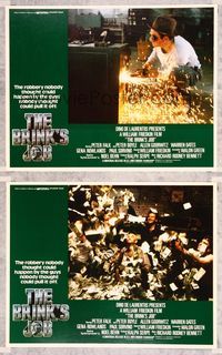 7m845 BRINK'S JOB 2 LCs '78 Peter Falk & Paul Sorvino in money rain, directed by William Friedkin!